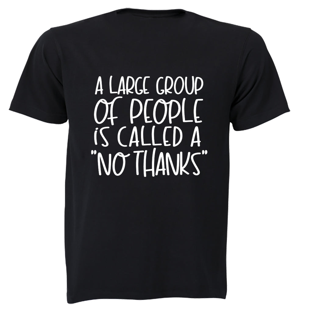 No Thanks - Adults - T-Shirt - BuyAbility South Africa