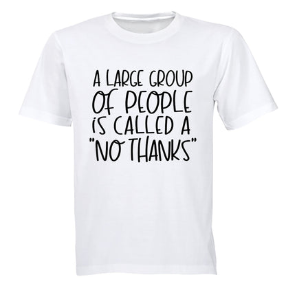 No Thanks - Adults - T-Shirt - BuyAbility South Africa