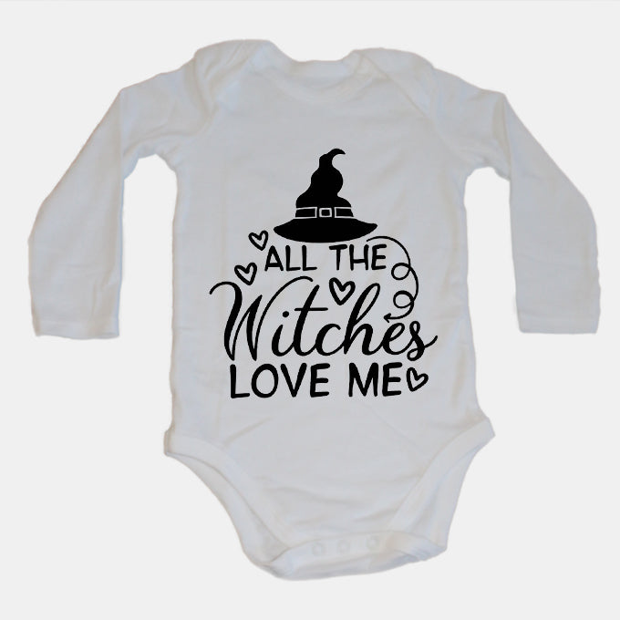 All The Witches Love Me - Halloween - Baby Grow
