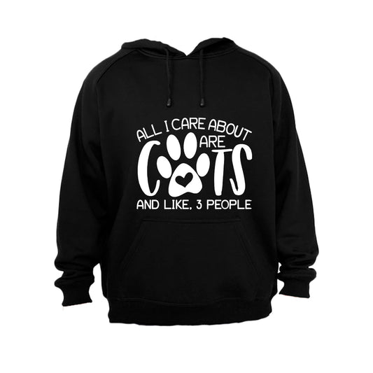 All I Care About Are Cats - Hoodie - BuyAbility South Africa