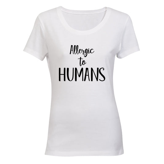 Allergic to Humans - Ladies - T-Shirt - BuyAbility South Africa