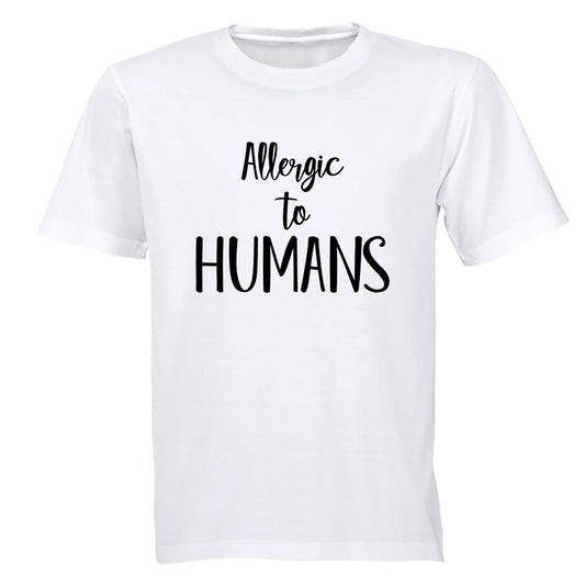Allergic to Humans - Adults - T-Shirt - BuyAbility South Africa