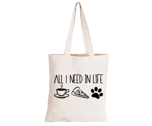 All I Need In Life - Eco-Cotton Natural Fibre Bag - BuyAbility South Africa