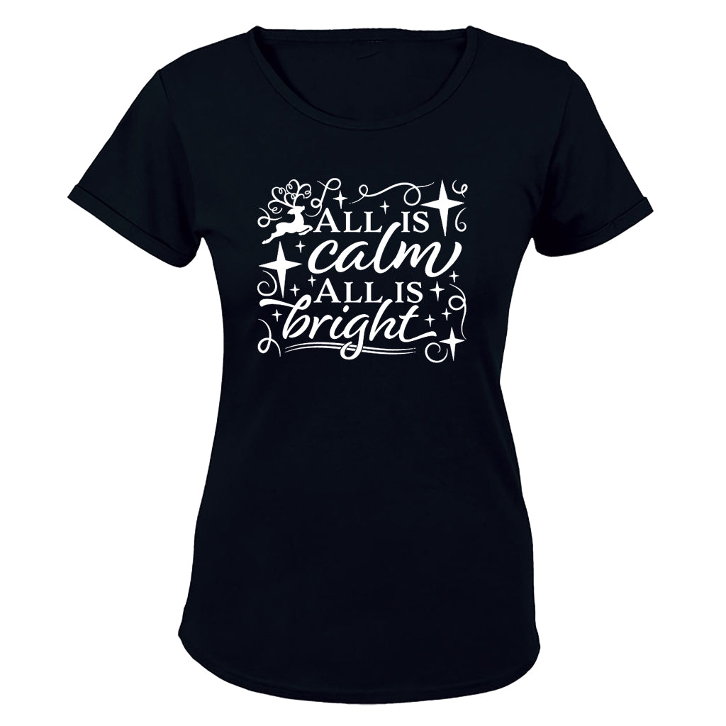 All is Bright - Christmas - Ladies - T-Shirt - BuyAbility South Africa