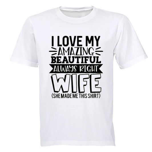 Always Right Wife - Adults - T-Shirt - BuyAbility South Africa