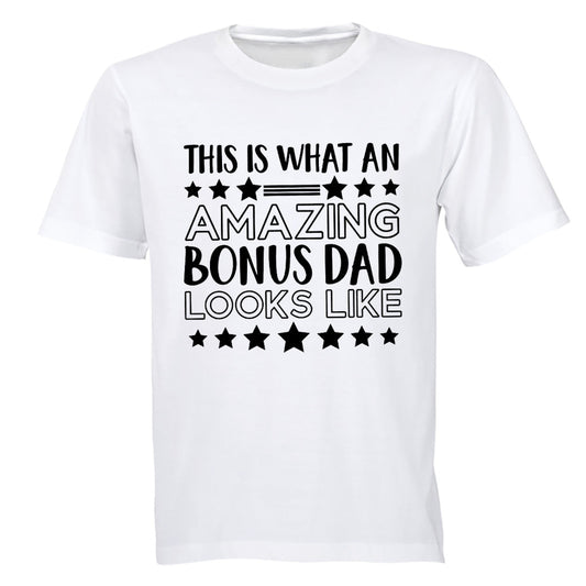 Amazing Bonus Dad - Adults - T-Shirt - BuyAbility South Africa