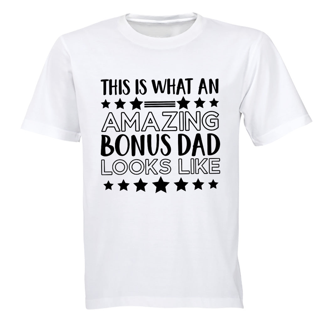 Amazing Bonus Dad - Adults - T-Shirt - BuyAbility South Africa