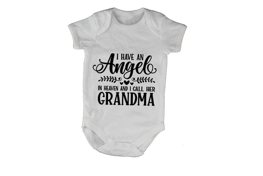 Angel - I Call Her GRANDMA - Baby Grow - BuyAbility South Africa