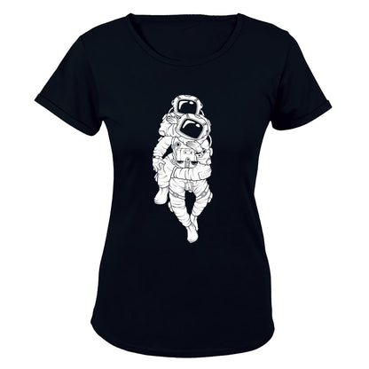 Astronaut Couple - Ladies - T-Shirt - BuyAbility South Africa