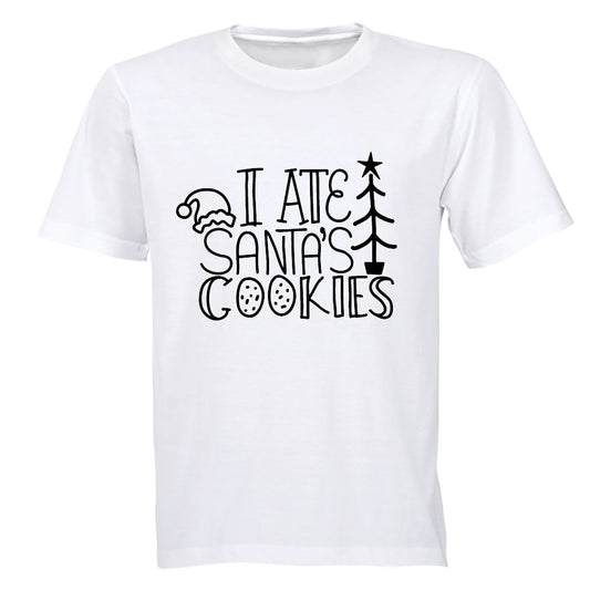 Ate Santa s Cookies - Christmas - Kids T-Shirt - BuyAbility South Africa