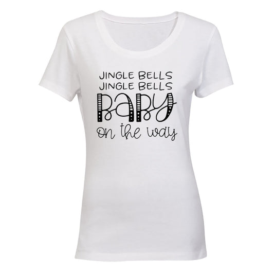 Baby On The Way - Christmas - Ladies - T-Shirt - BuyAbility South Africa