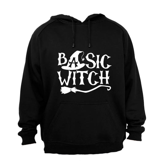Basic Witch - Broom - Halloween - Hoodie - BuyAbility South Africa