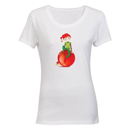 Bauble Christmas Elf - Ladies - T-Shirt - BuyAbility South Africa