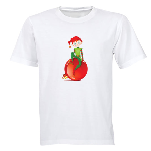 Bauble Christmas Elf - Kids T-Shirt - BuyAbility South Africa
