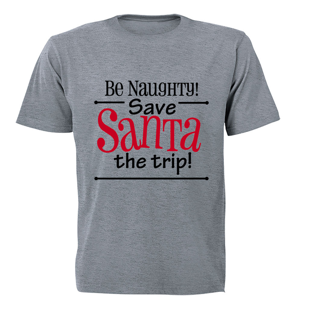 Be Naughty - Christmas - Adults - T-Shirt - BuyAbility South Africa