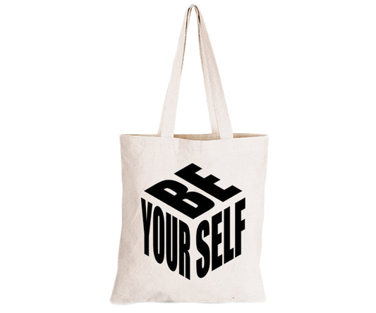 Be Yourself - Cube - Eco-Cotton Natural Fibre Bag - BuyAbility South Africa
