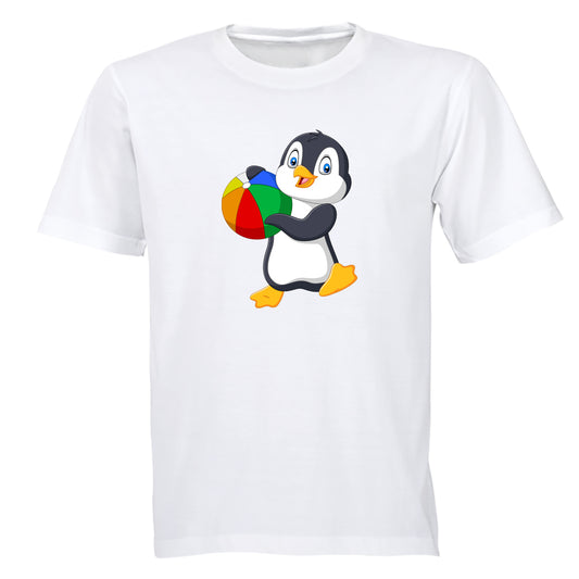 Beach Ball Penguin - Kids T-Shirt - BuyAbility South Africa