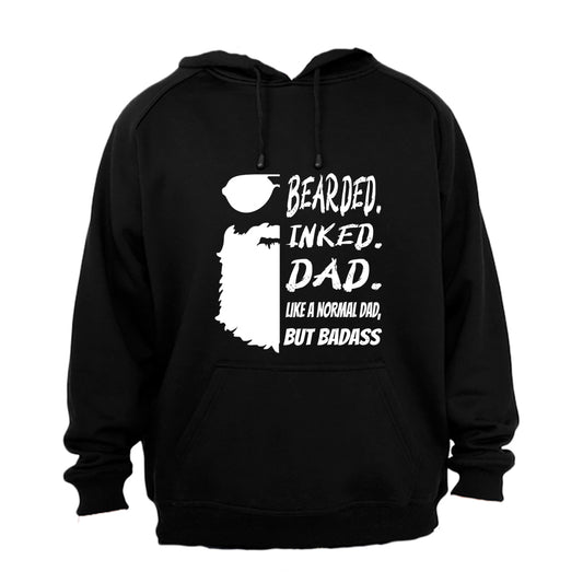 Bearded. Inked. DAD - Hoodie - BuyAbility South Africa