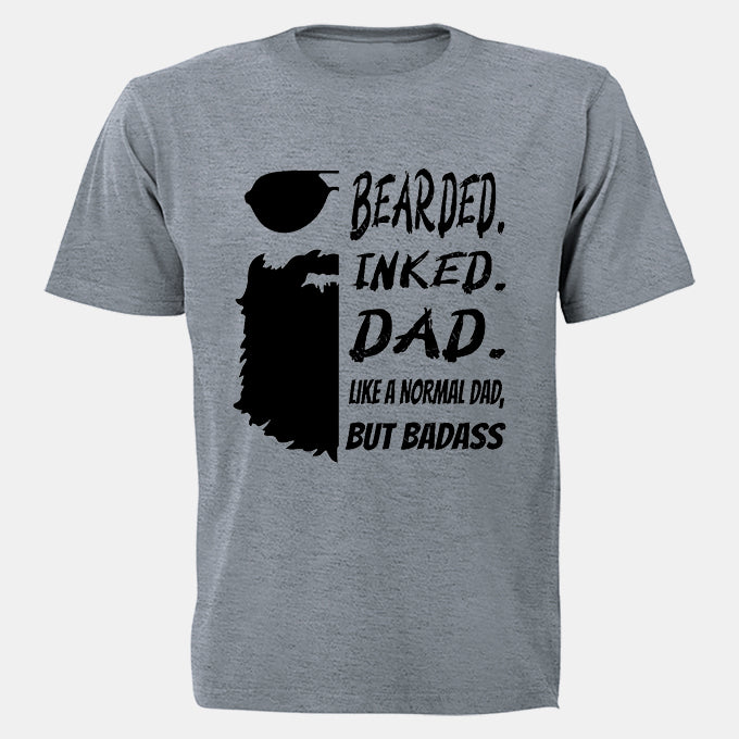 Bearded. Inked. DAD - Adults - T-Shirt - BuyAbility South Africa