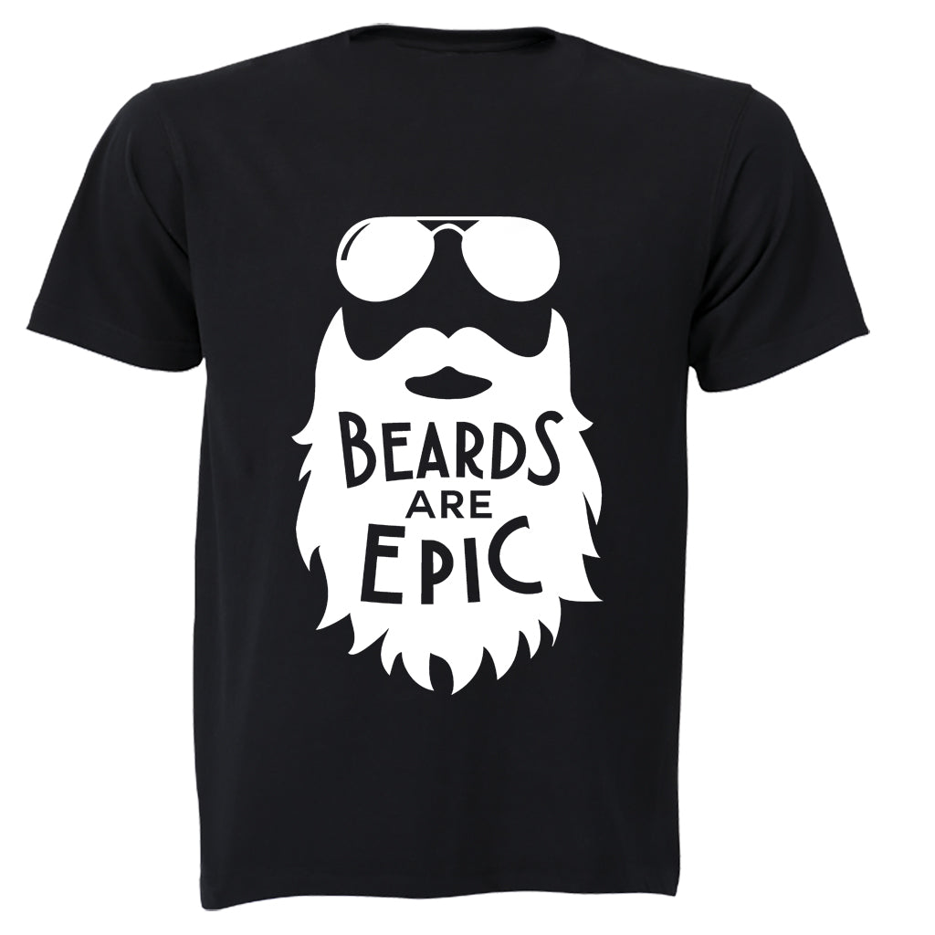 Beards Are EPIC - Adults - T-Shirt - BuyAbility South Africa