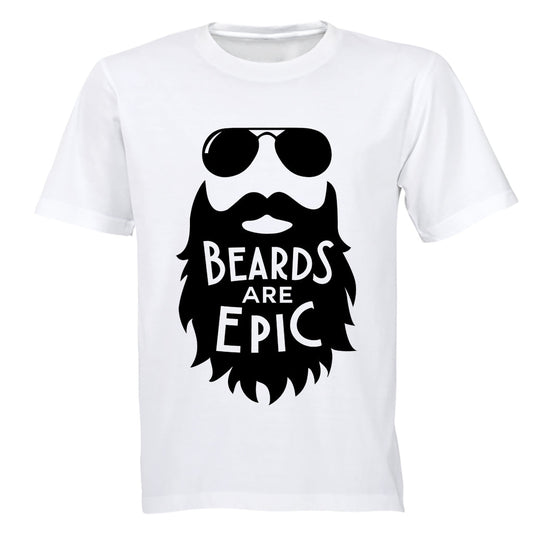 Beards Are EPIC - Adults - T-Shirt - BuyAbility South Africa
