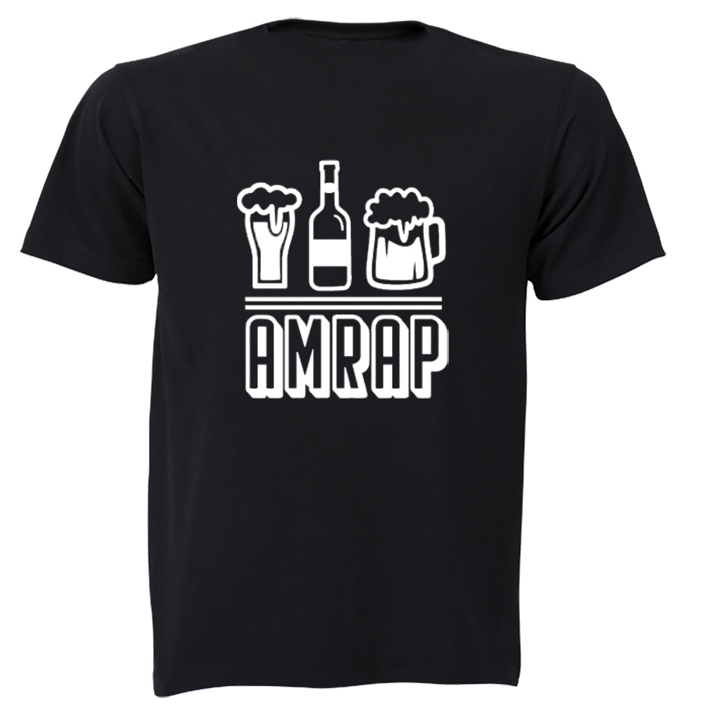 AMRAP - BEER - Adults - T-Shirt - BuyAbility South Africa