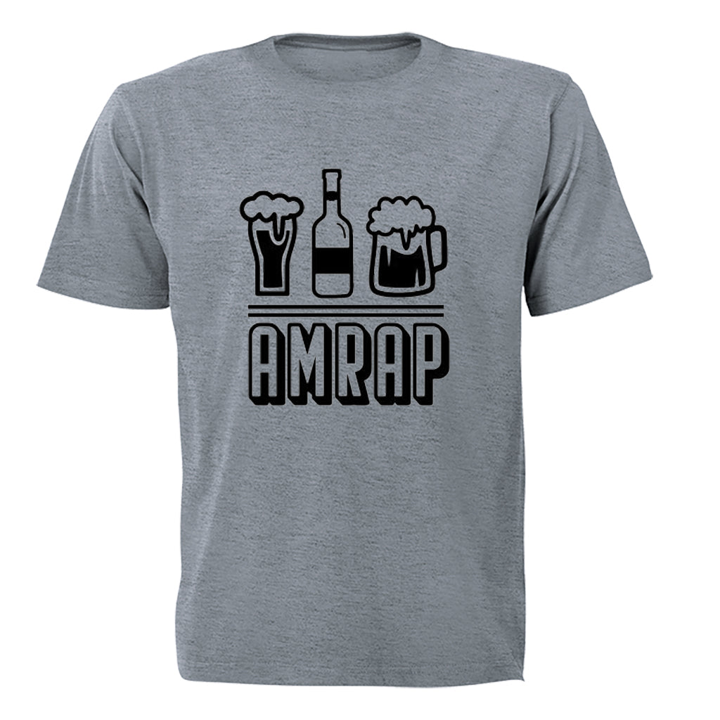 AMRAP - BEER - Adults - T-Shirt - BuyAbility South Africa