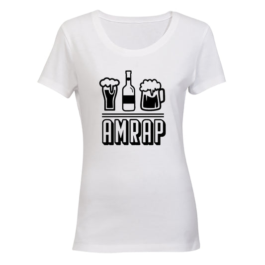 AMRAP - BEER - Ladies - T-Shirt - BuyAbility South Africa
