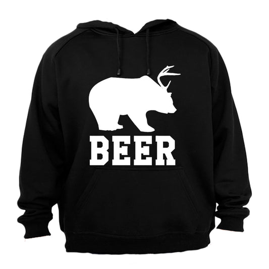 Beer - Bear + Deer - Hoodie - BuyAbility South Africa