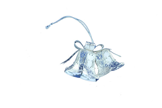 Handmade Silver Bells Christmas Tree Decoration - BuyAbility