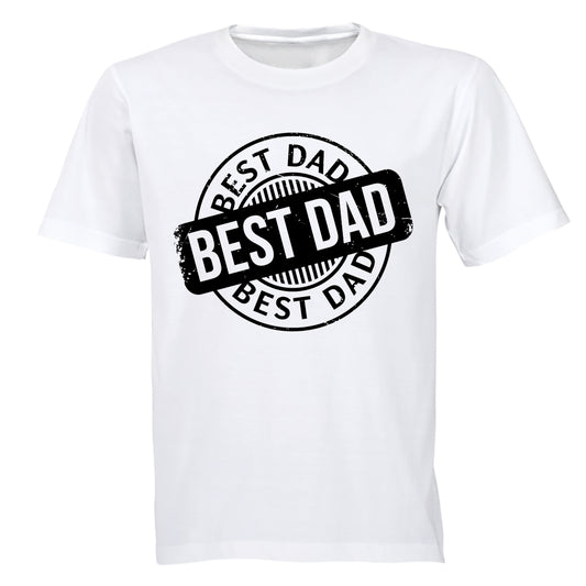 Best Dad - Circular - Adults - T-Shirt - BuyAbility South Africa