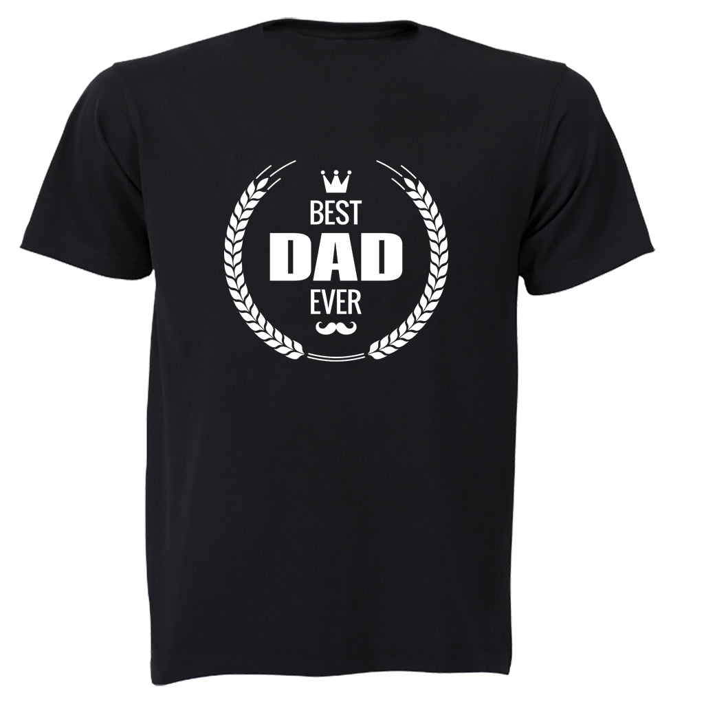 Best Dad Ever - Wreath- Adults - T-Shirt - BuyAbility South Africa