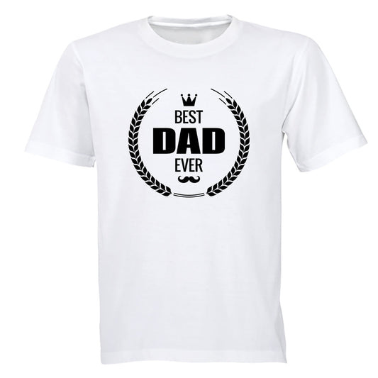 Best Dad Ever - Wreath- Adults - T-Shirt - BuyAbility South Africa