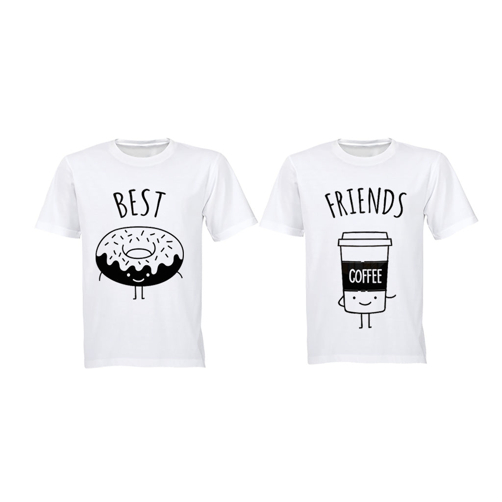 Best Friends - Donut & Coffee - Twin Tees - Kids - BuyAbility South Africa