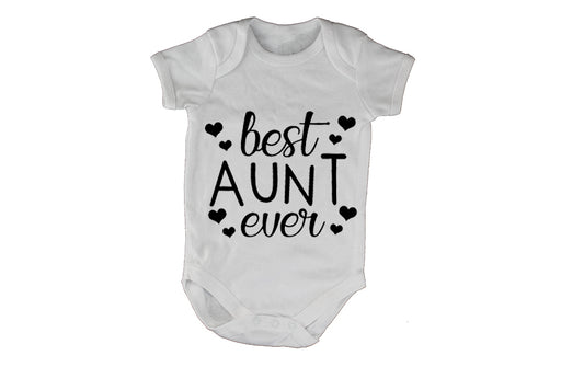 Best Aunt Ever - Hearts - Baby Grow - BuyAbility South Africa
