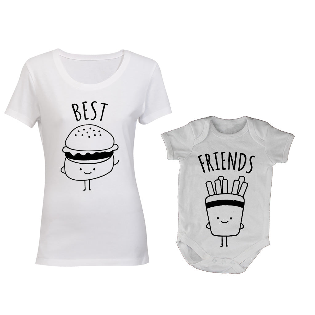 Best Friends - Burger & Fries - Mommy | Baby Grow - BuyAbility South Africa