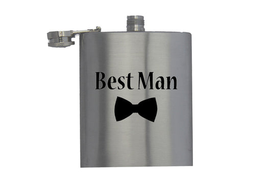Best Man - Bow Tie - Hip Flask - BuyAbility South Africa