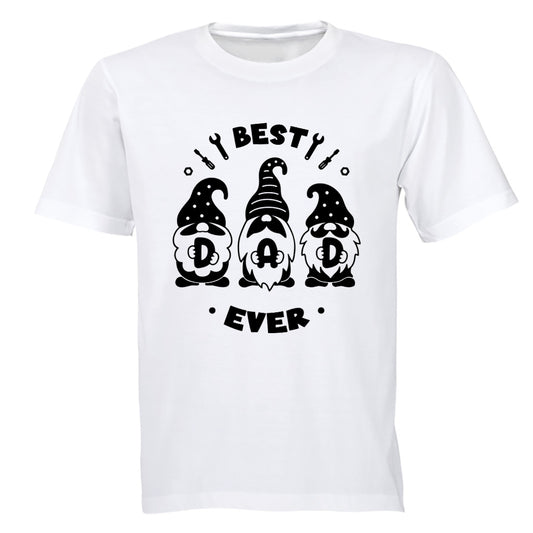 Best Dad Ever - Gnomes - Adults - T-Shirt - BuyAbility South Africa