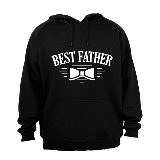 Best Father - Bow Tie - Hoodie - BuyAbility South Africa