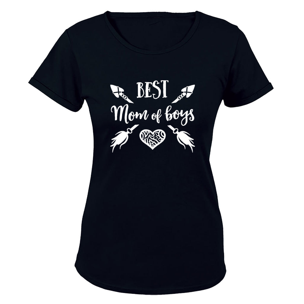 Best MOM of Boys - Ladies - T-Shirt - BuyAbility South Africa