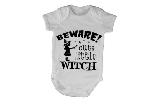 Beware, Cute Little Witch - Halloween - Baby Grow - BuyAbility South Africa