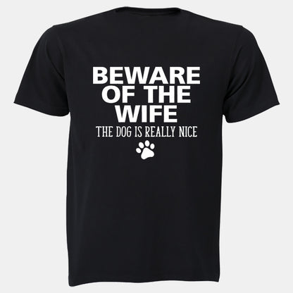 Beware of The Wife - Adults - T-Shirt - BuyAbility South Africa