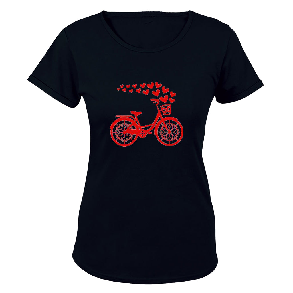 Love Bicycle - Valentine - Ladies - T-Shirt - BuyAbility South Africa