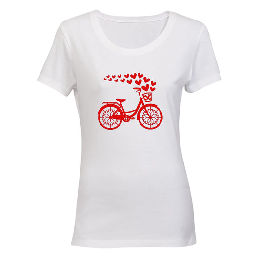 Love Bicycle - Valentine - Ladies - T-Shirt - BuyAbility South Africa