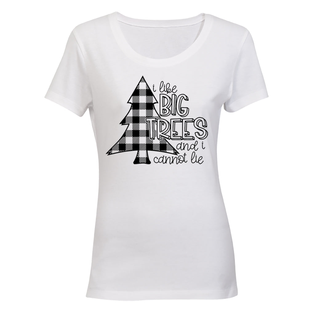 Big Trees - Christmas - Ladies - T-Shirt - BuyAbility South Africa