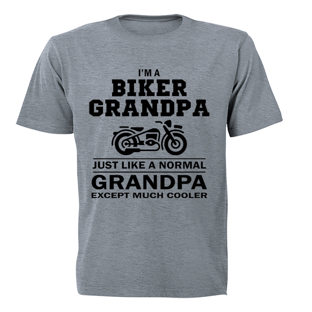 Biker Grandpa - Adults - T-Shirt - BuyAbility South Africa