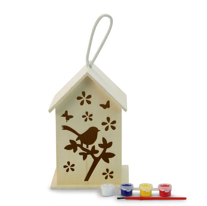 Wooden Bird House Kit - Paint Your Own - BuyAbility