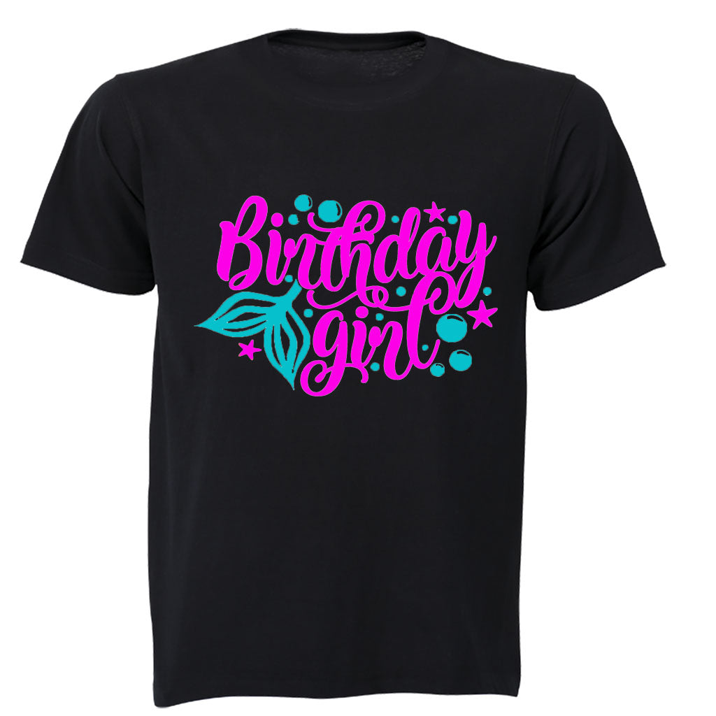 Mermaid Birthday Girl - Kids T-Shirt - BuyAbility South Africa
