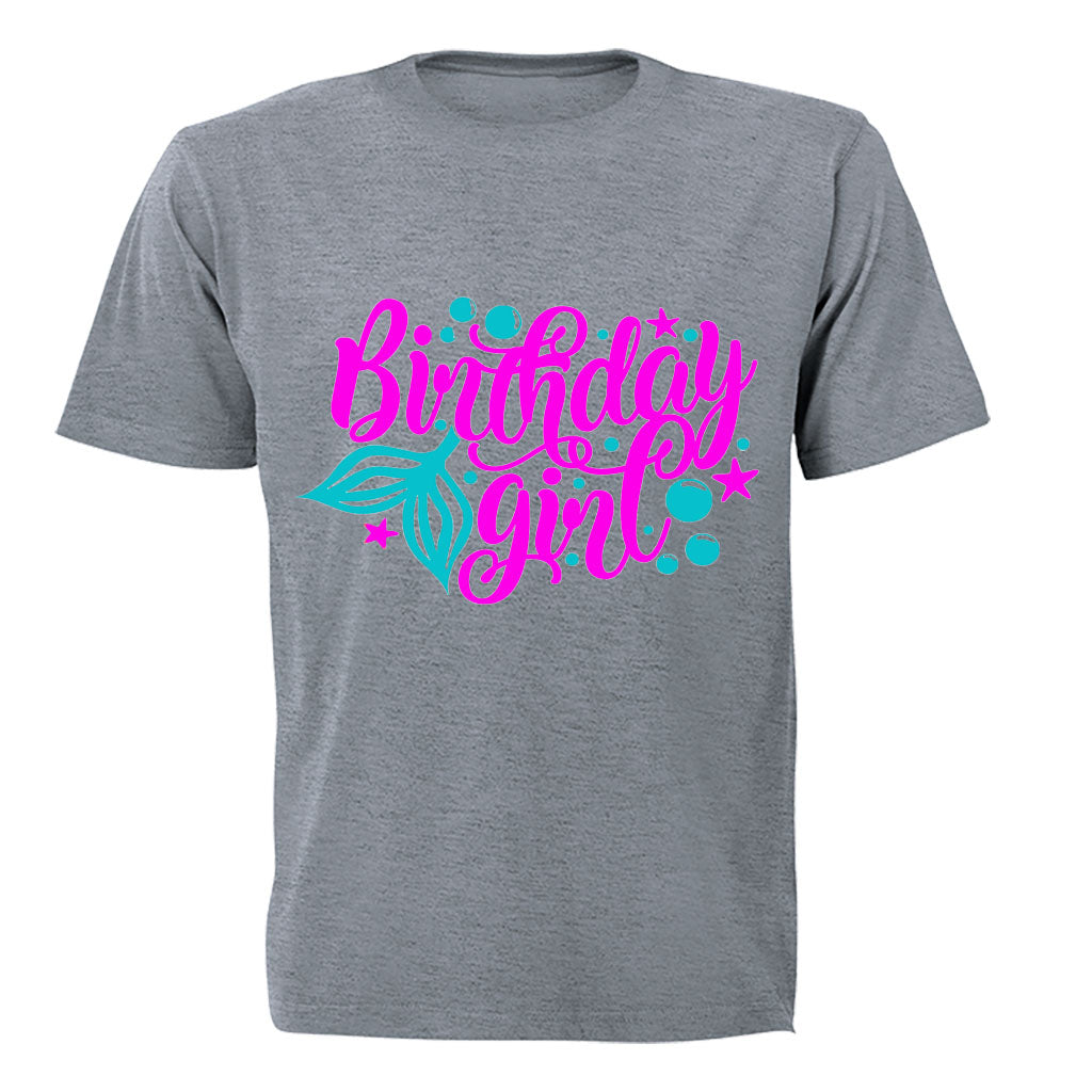 Mermaid Birthday Girl - Kids T-Shirt - BuyAbility South Africa