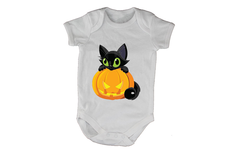 Black Cat - Halloween - Baby Grow - BuyAbility South Africa
